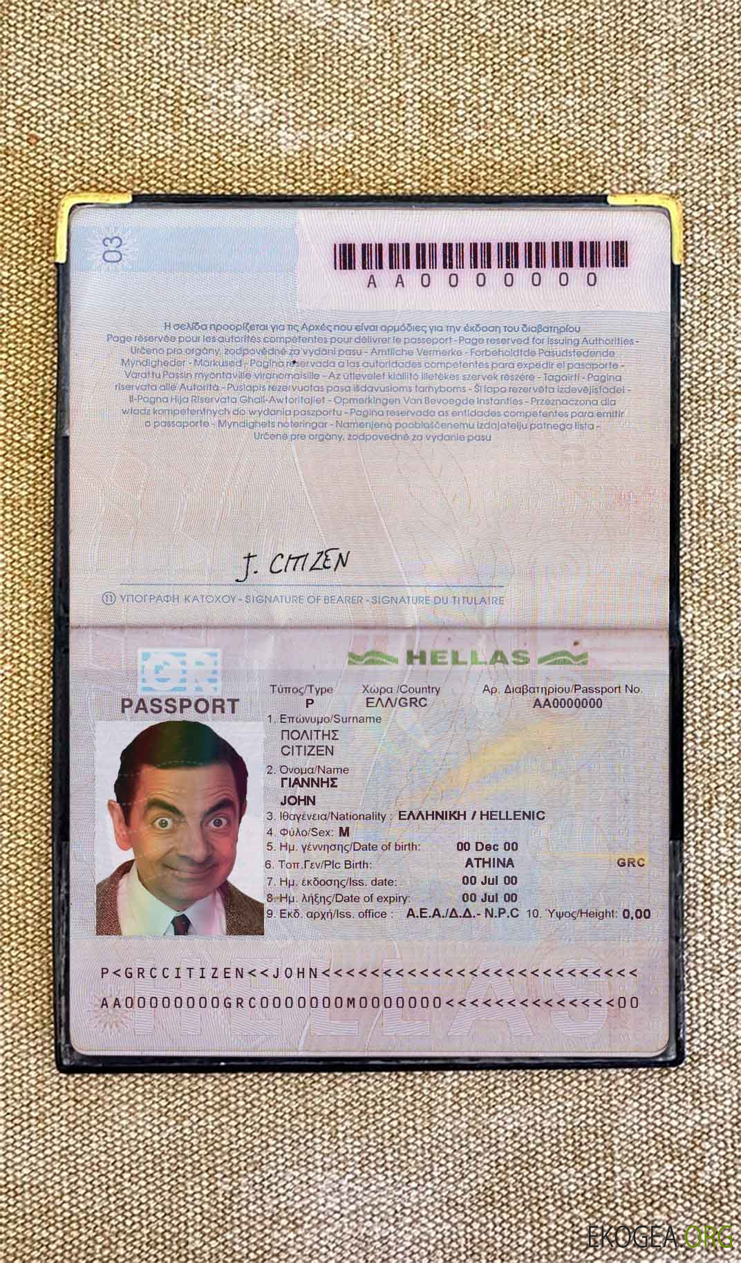 Look photo du col de la Grèce